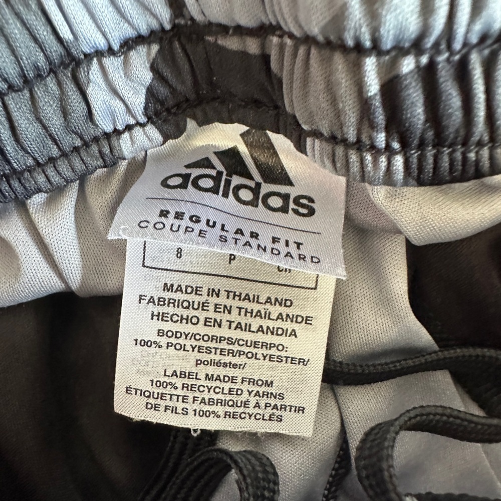 Adidas Gray and Black Regular Fit Shorts - Picture 3 of 4